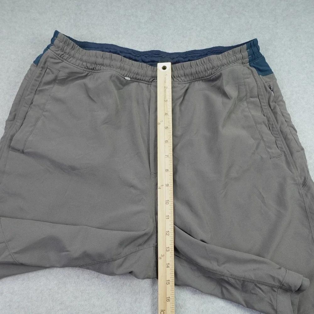 Birddogs Shorts Mens XL Long Gray Boomstick Athletic Lined Activewear Gym